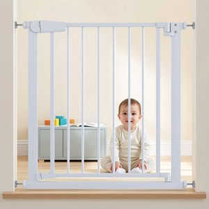 Barrière de sécurité rétractable pour animaux de compagnie en acier pour chiens/chats Conception d'extension fonctionnelle pour balcon/<span class=keywords><strong>escalier</strong></span>/toilette - Product Image 1