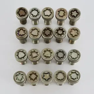 20pc Anti-Theft Wheel Lug Nut Removal Socket <b>Set</b> Inch Hex Steel Chrome Plated Universal Fit - Product Image 2