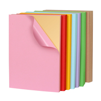 Papier autocollant couleur de haute qualité pour jet d'encre, résistant à la chaleur et imperméable, couché laser, A4 A3 80 g/m², vente en gros