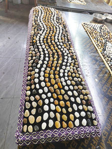 Alfombrilla de masaje de pies de adoquines de guijarros reales, alfombra de baño antideslizante, alfombrilla de roca de cocina para masaje de reflexología, alfombrilla de acupresión de pies - Product Image 2