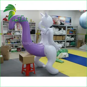Custom Made Hongyi Inflatable Pokemon Mewtwo Cartoon Toy For Sale