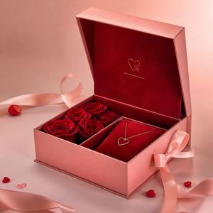 Boîte cadeau rigide de luxe avec fermeture magnétique, logo personnalisé, doublure en éponge, emballage en carton recyclable pour vêtements, chaussures, bougies - Product Image 1