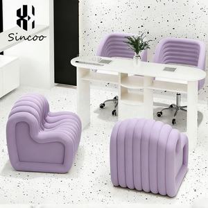 Manufacturer Manicure <b>Nail</b> Salon Tables Modern Custom Colors <b>Nail</b> Art Station Table <b>Desk</b> Mesa De Manicura with Dust Collector - Product Image 1