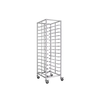 Carrito de Acero Inoxidable de 15 Niveles VICTORY KITCHEN VCT con 4 Ruedas Resistentes a la Corrosión para Catering Comercial y Uso en Exteriores - Product Image 6