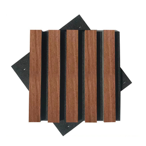 Panel Acústico de MDF con Fibra de Poliéster, Placa Absorbente de Sonido para el Hogar y Auditorios, Panel Ripado Texturizado para Supresión de Ruido - Product Image 5