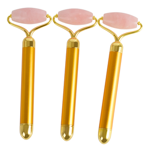 En gros Anti-Vieillissement Naturel quartz Rose rouleau Facial Massage rouleau de visage de jade - Product Image 6