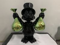 Statue de canard en fibre de verre électrolytique, figurine de jeu de dessin animé en résine sur mesure, vente en gros créative