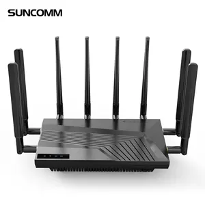 SUNCOMM SE06 NEW 5GワイヤレスWiFiルーター外部アンテナ高速インターネットアクセス2.4G 5.8G 5Gルーター (SIMカードスロット付き)