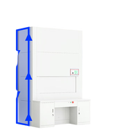Solution d'entrepôt intelligent moderne de moyenne capacité, armoire de classement métallique extensible à rotation verticale automatique, en acier OEM pour extérieur