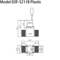 Dokunmasız Sensörlü Musluklar için Darbe Kilitlemeli Solenoid Valf Üreticisi DC 3V G3/4 IP67 Düşük Güçlü Uzun Ömürlü Plastik