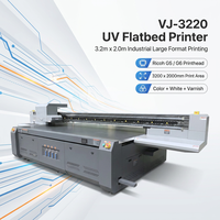 Imprimante UV industrielle 3220 avec tête d'impression Ricoh G6, machine d'impression numérique à plat grand format pour la signalisation et la décoration