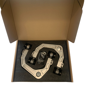 Offroad-brazo de Control superior delantero ajustable para Toyota Tacoma, accesorio de aleación de aluminio 6061 T6, 4x4, color plata - Product Image 6