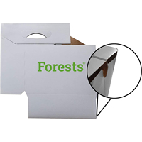 Boîte de transport de bière en papier kraft brun Boîte d'emballage de 6 bouteilles avec poignée Boîte-cadeau de bière en carton avec logo personnalisé Approvisionnement d'usine