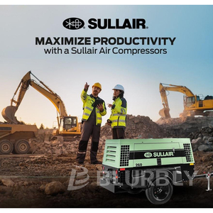 <span class=keywords><strong>Compresor</strong></span> de Aire Portátil de Tornillo Sullair de 260 CFM con Motor Cummins, 100 psi, 6.9 bar, Refrigerado por Aire, para Construcción de Carreteras - Product Image 3