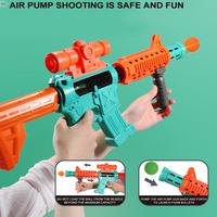 Jouer amusant cible tir pistolet jeu rotatif moulin à vent cible longue portée ensemble Anti-coup coquille balle molle pistolet jouet