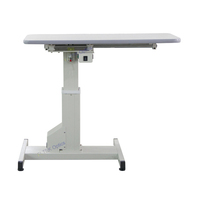 Table élévatrice électrique d'optométrie Shanghai Fltek C-160A 50x90cm, hauteur 65-85cm, glissière 40cm, verrouillage rouge