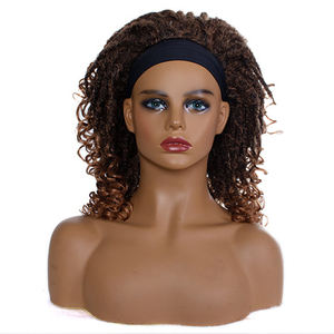 Parrucche con Fascia Intrecciata Passion Twist, Parrucche Sintetiche Resistenti al Calore, Ricci Afro per Donne di Colore - Product Image 2