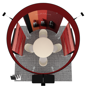 บูธแสดงสินค้าแบบพกพาขนาด 10x10 ฟุต บูธอเนกประสงค์สำหรับงานแสดงสินค้าสำหรับผู้บริโภค พร้อมกล่องไฟ LED - Product Image 3