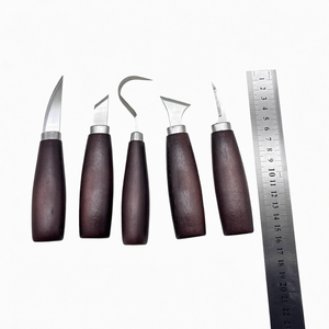 Woodworking <b>Carving</b> <b>Knife</b> Set Whittling <b>Knives</b> Hook Chisels Stainless Steel Blades Handles Industrial -Grade - Product Image 1