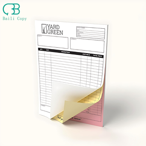 Papier écologique de haute qualité 80g peut être personnalisé en taille couleur copie autocopiante multiple pour facture de vente - Product Image 4