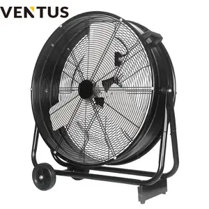 High Velocity Heavy Duty Air Circulation 24 Inch Drum Fan Customized Commercial Industrial Drum Fan