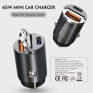 Мини Портативный 12 В/24 В 45 Вт QC3.0 PD3.0 мобильный ноутбук мобильный телефон USB Type C Быстрая зарядка автомобильные зарядные устройства и адаптер - Product Image 3
