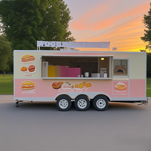 2025 OEM Mobile rapide remorque café crème glacée kiosque main pousser chariot de nourriture rue vente camion camions à vendre - Product Image 6