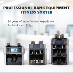 Compteuse de billets de banque double poche de qualité bancaire avec détection de conformité CIS à 2 poches - Product Image 2