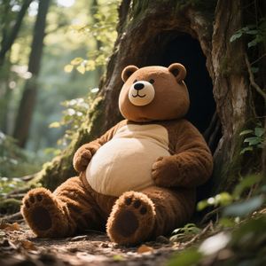 Venta Directa de Fábrica: Disfraz de Mascota Oso Gordo, Disfraz de Mascota Oso de Peluche Más Vendido para Adultos - Product Image 1