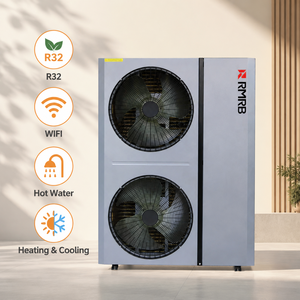 Pompe à chaleur 3-en-1 10ZS/R32/30.8kW pour chauffage, refroidissement et eau chaude résidentielle A+++ EVI 380V CE CB ERP EU American House - Product Image 4