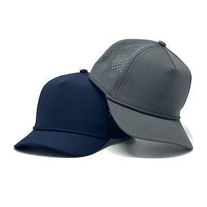 Casquette de baseball unisexe en polyester à séchage rapide, 5 panneaux, en tissu maillé respirant pour hommes et femmes - Product Image 2