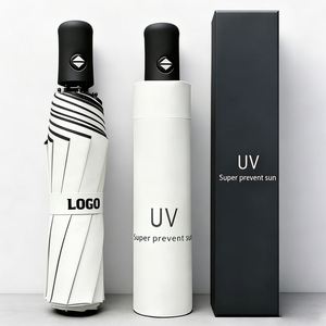 Factory Wholesale Custom Logo Rainproof Windproof 8 Bone Promo Business Gift 3 Fold <b>Umbrella</b> Portable Outdoor <b>Umbrella</b> for Rain - Product Image 1