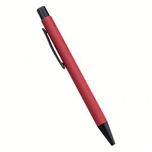 23 bolígrafos promocionales con logotipo grabado a láser personalizado, recién llegados, con punta de 1.0 mm, cuerpo con forma de animal y revestimiento de goma. - Product Image 1