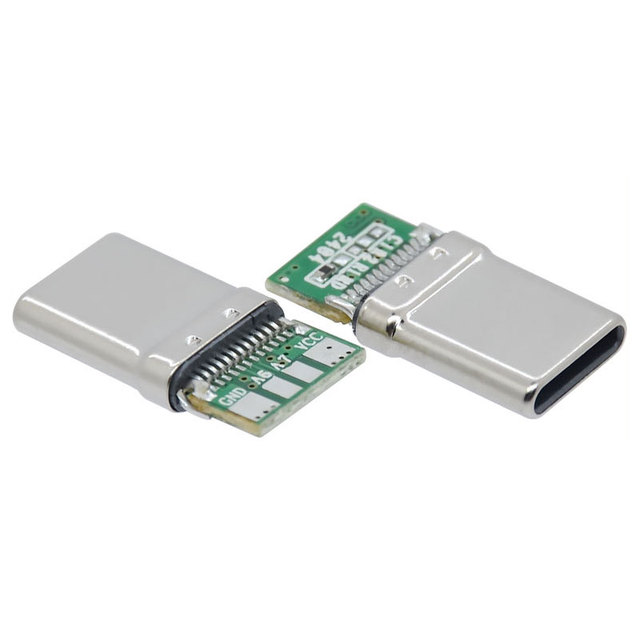 Type C 3.0 smd smt male usb c type connector with PCB board for OTG