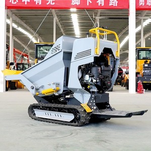 Small Crawler-type Material Dump <b>Truck</b> 500kg Gasoline Material Handling <b>Garden</b> Fruit Orchard Loader for Sale - Product Image 4