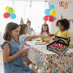 ลูกบอลแฟลชเรนโบว์ 3 นิ้ว 144 ชิ้น 12DIS(12)/CS รุ่น 376921 สำหรับของชำร่วยในงานปาร์ตี้ - Product Image 3