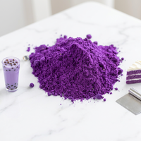 Échantillon Gratuit Biologique HALAL 1kg en Vrac Poudre d'Igname Violette Sans Sucre Sans Gluten Végétalienne Qualité Alimentaire pour la Pâtisserie et le Thé au Lait (Poudre d'Ube)
