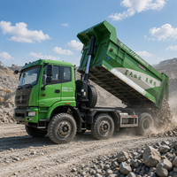 Camion benne minier diesel HOWO 8x4, benne hydraulique, transporteur de marchandises lourdes pour le transport de minerai