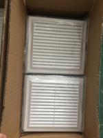 Blanc en plastique Double Grille De Déviation