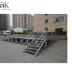 Good Quality Outdoor Performance Aluminum Adjustable Height Concert Stage Platform Event Truss Plywood Portable Stage - Product Image 3