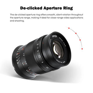 7artisans 60mm F2.8 Mark <span class=keywords><strong>II</strong></span> Objectif Macro APS-C pour <span class=keywords><strong>Sony</strong></span> E ZVE10 Nikon Z Z6II Fuji XF Canon EF-M M50 Canon RF R6 M4/3 T TL SL - Product Image 5