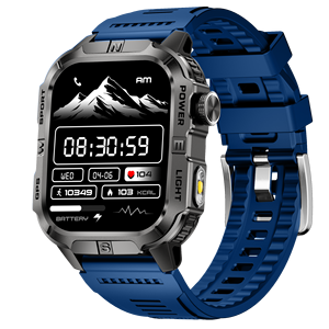 GTH3 Orologio Intelligente Sportivo da Uomo Alla Moda Impermeabile Robusto con <span class=keywords><strong>GPS</strong></span> e Monitoraggio della Salute per Telefoni Android e iOS - Product Image 4