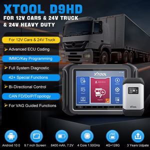 XTOOL D9HD 12V-24V – Outil de diagnostic automobile et de codage de clés pour camions - Product Image 6