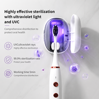 Boîte de désinfection anti-poussière portable, étui de stérilisation UV, stérilisateur LED ultraviolet, étui pour brosse à dents, mini support de désinfection