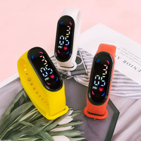 Jam Tangan Anak Grosir, Gelang Silikon, Jam Tangan Digital LED, Jam Tangan Fashion, Jam Tangan Sport Anti Air untuk Anak Laki-laki dan Perempuan