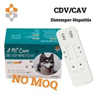 Snelle testkit voor hondenantilichamen/-antigeen, diagnostische snelle testkit voor honden, veterinair instrument CDV CPV CCVAg CAV-IIAg Rabies