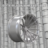 Jantes en alliage d'aluminium forgé HZR haut de gamme T6061 chromées, concaves et profondes, 18-24 pouces, 5x112/108/114.3/120.65 PCD, 30mm ET, neuves