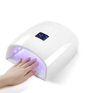Lampe à ongles sans fil rechargeable 66W, séchage rapide du vernis gel, sécheuse UV LED, alimentée par batterie, sans fil, fournitures professionnelles pour ongles - Product Image 1
