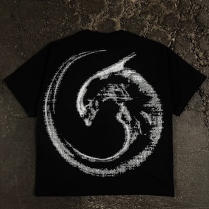Camiseta Personalizada de Cuello Redondo y Manga Corta para Hombre, 100% Algodón Tejido, Talla Grande, Transpirable y Ecológica - Product Image 2