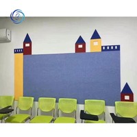 Matériaux de réduction du bruit, panneaux acoustiques en polyester, panneaux acoustiques écologiques en PET pour une solution acoustique décorative de bureau